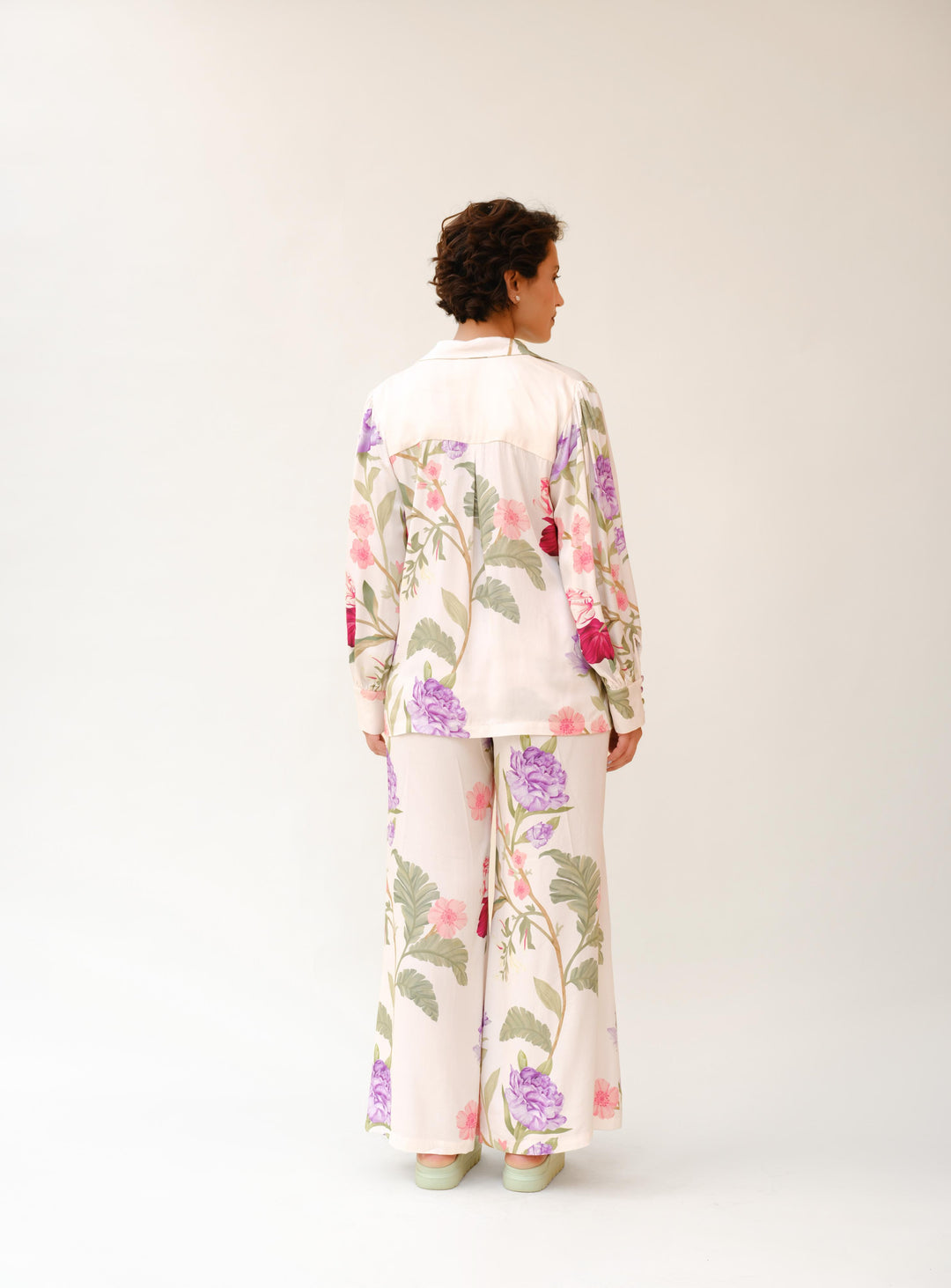 Ivory Floral Dream Pajama Co-Ords