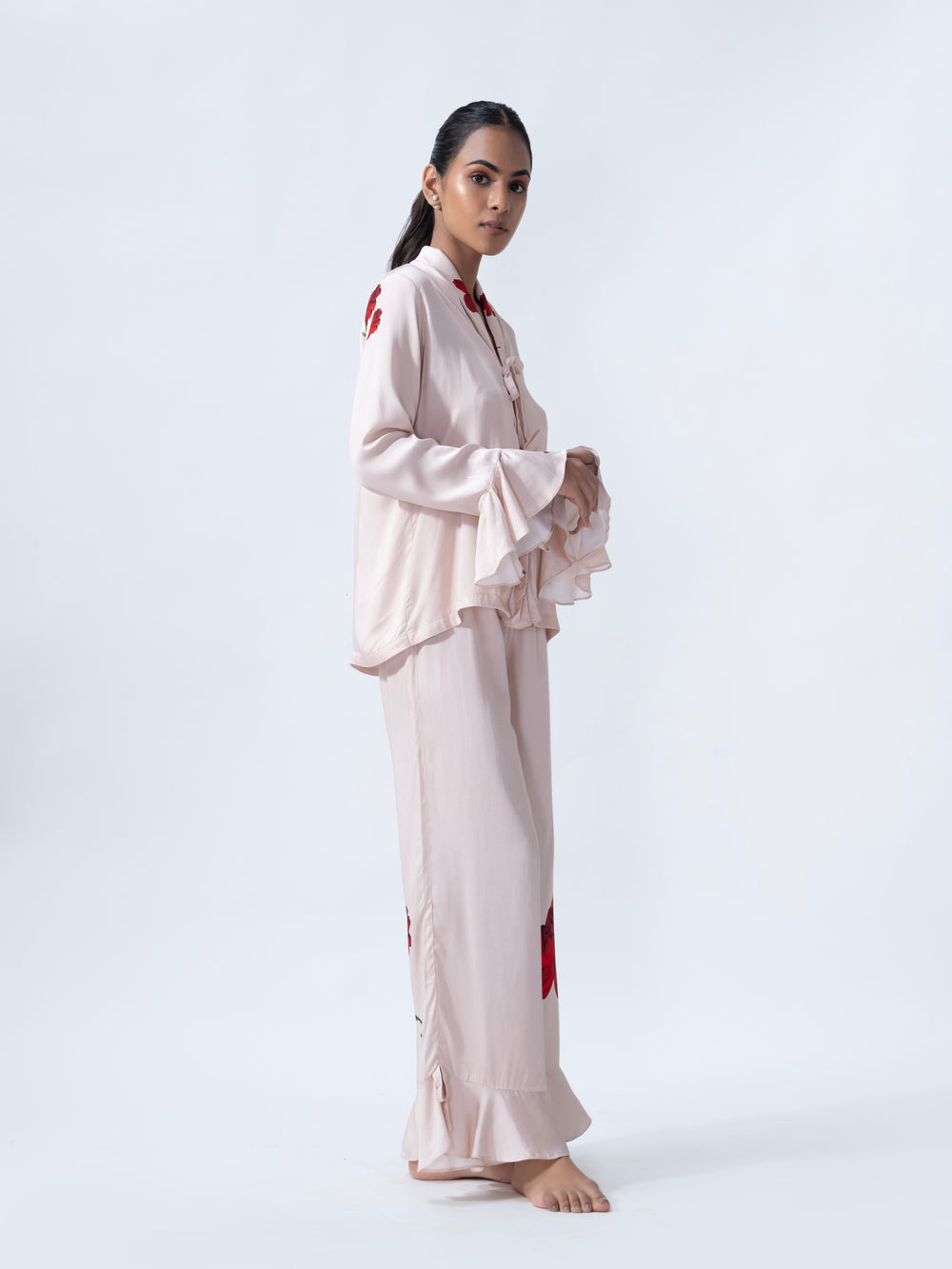 Stylish Rose Sorbet Ladies Pyjama Set – Comfortable Pajama Sets for Women