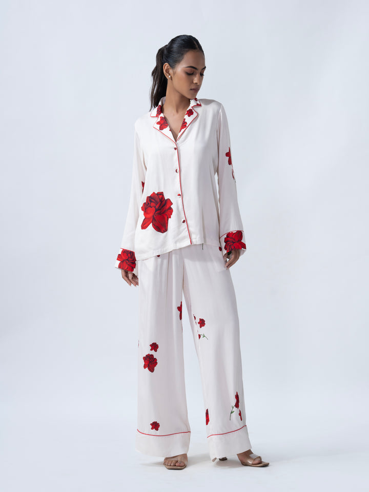 Cute Lovers & Roses PJ Sets for Womens – Cozy Pyjama Sets for Nightwear