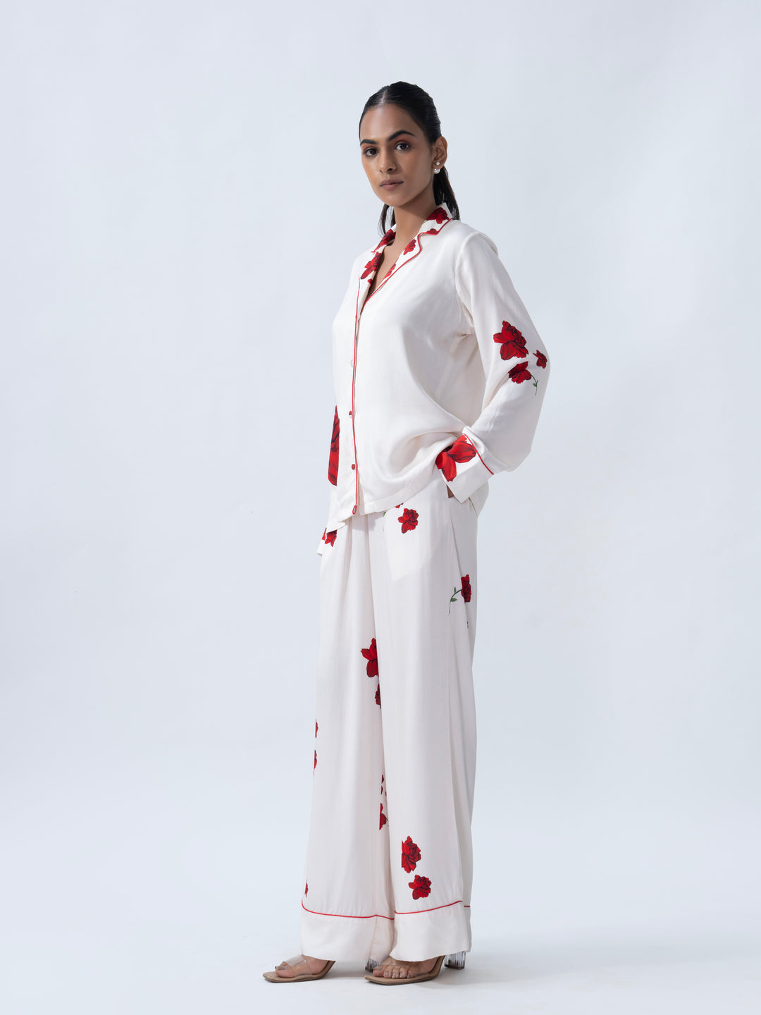 Cute Lovers & Roses PJ Sets for Women's – Relaxed Fit Pyjama Sets
