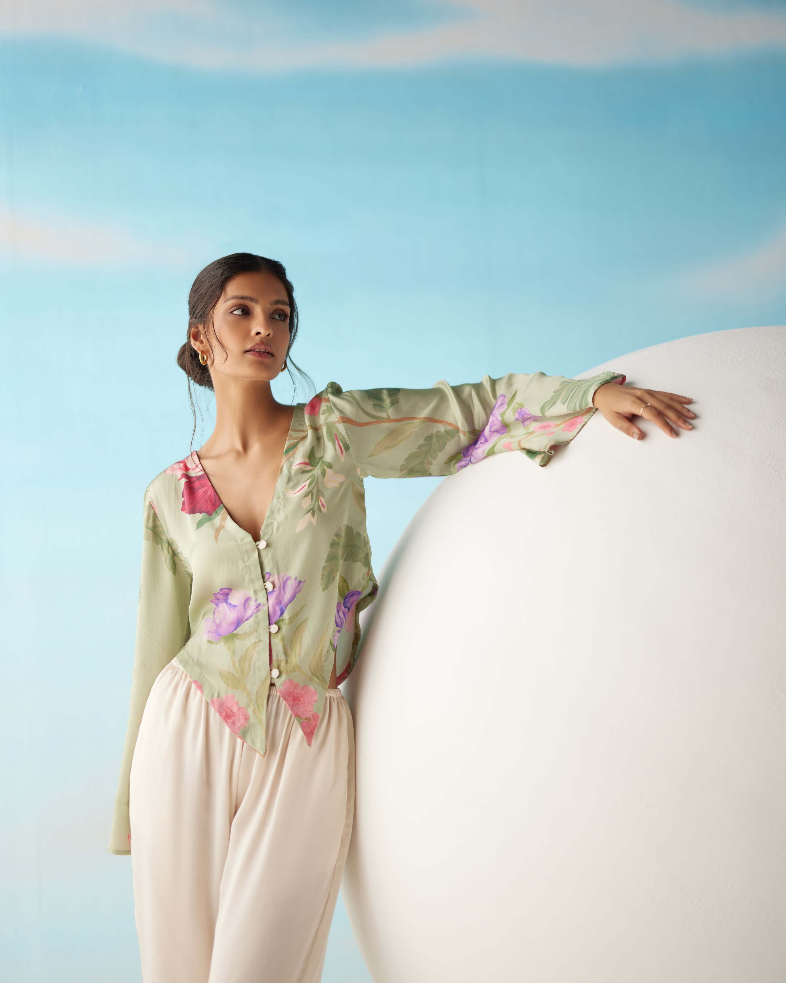 Jade Floral Day Dream Lounge Set