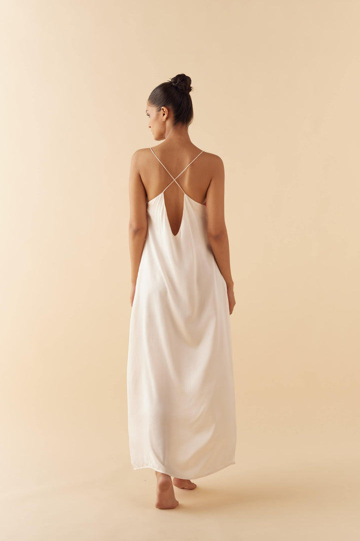 Floral Dream Silk Robe & Slip Set - Full Length