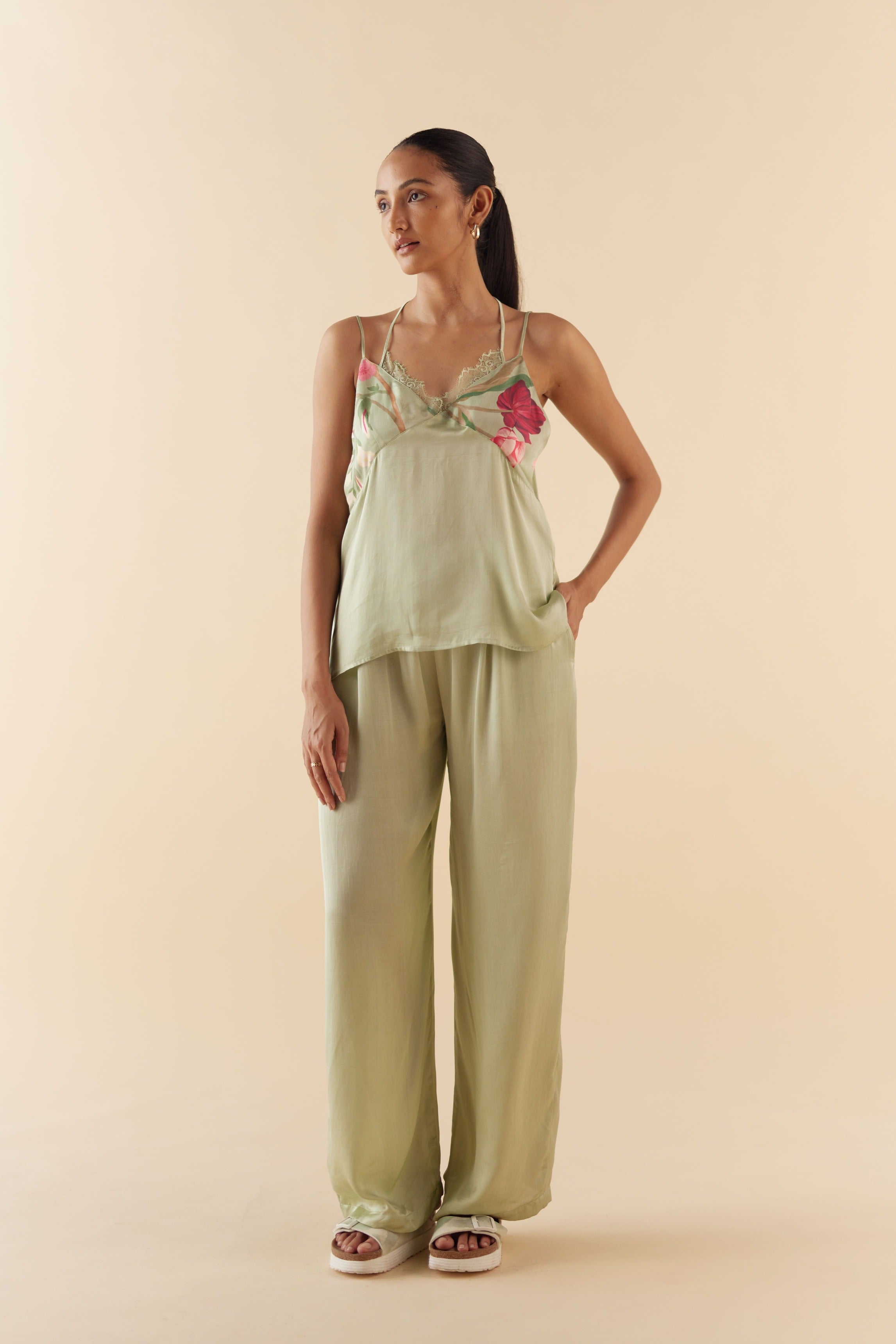 Jade Lounge to Sleep Camisole Set Sleeplove