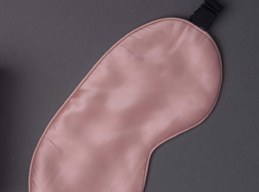 Blush Pink Mulberry Silk Sleep Mask - SleepLove