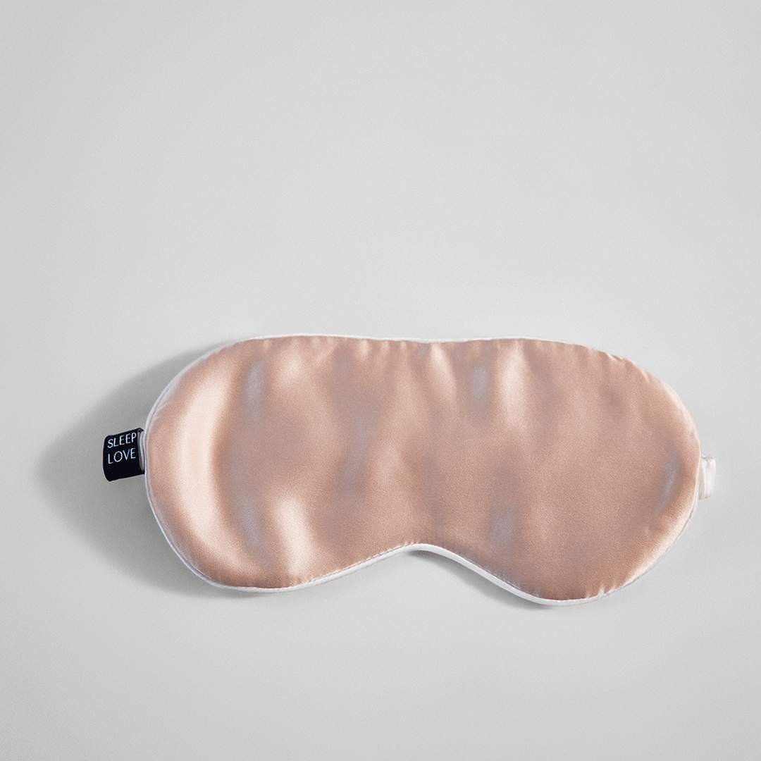 Cameo Rose Mulberry Silk Sleep Mask - SleepLove