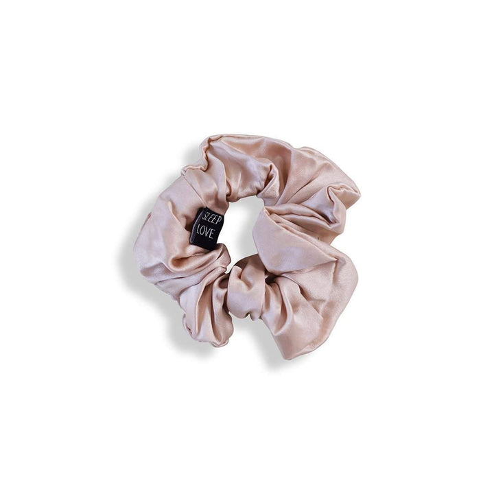 Cameo Rose Silk Scrunchies - SleepLove