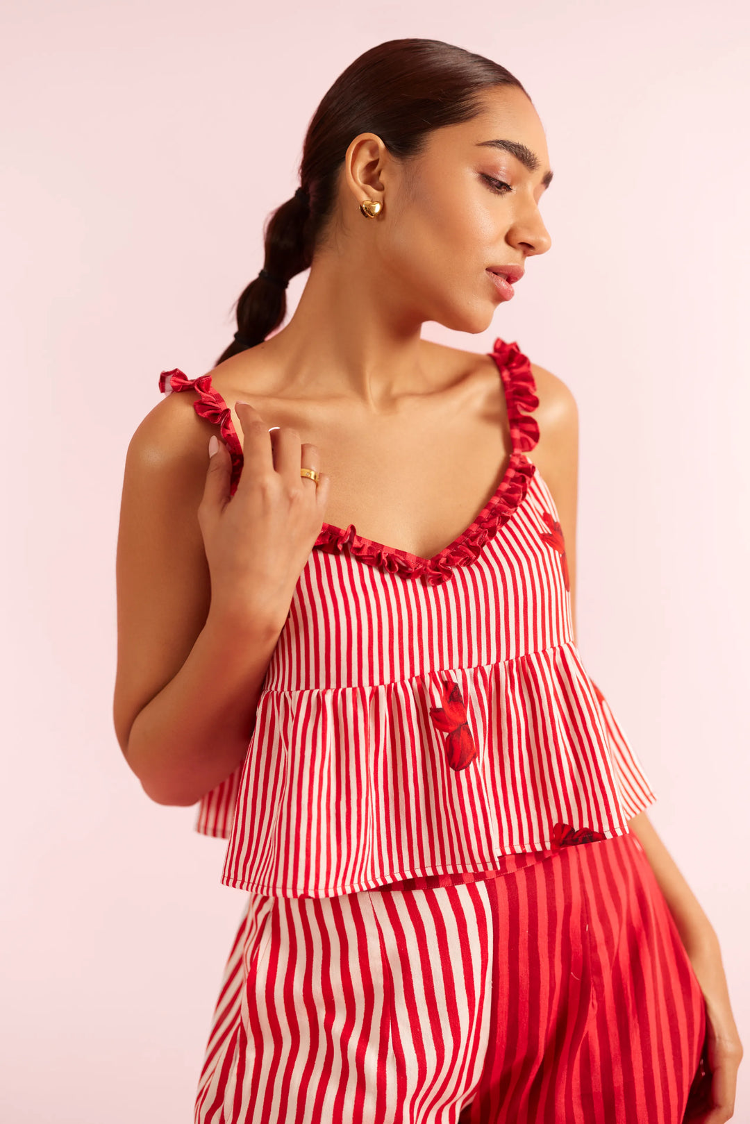 Mad Love Striped Camisole set