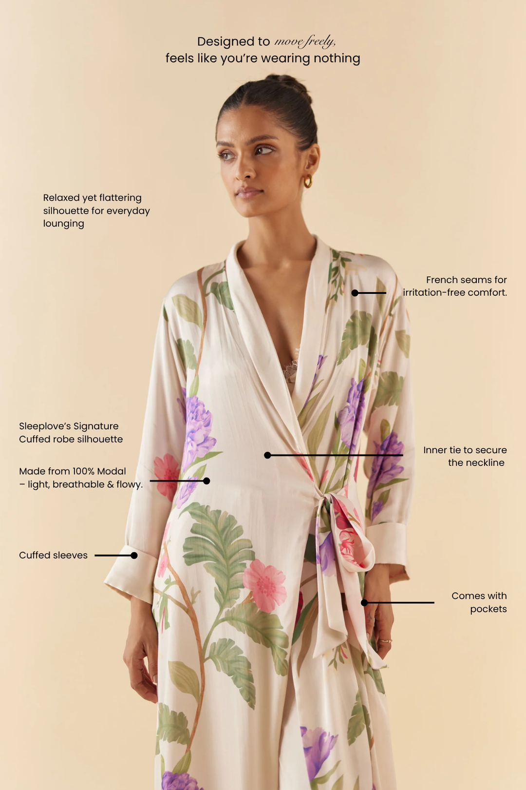 Floral Dream Lounge Robe