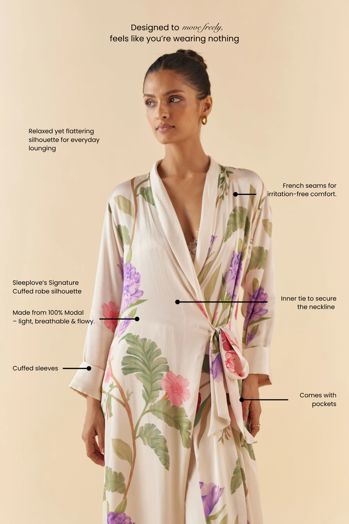 Floral Dream Lounge Robe