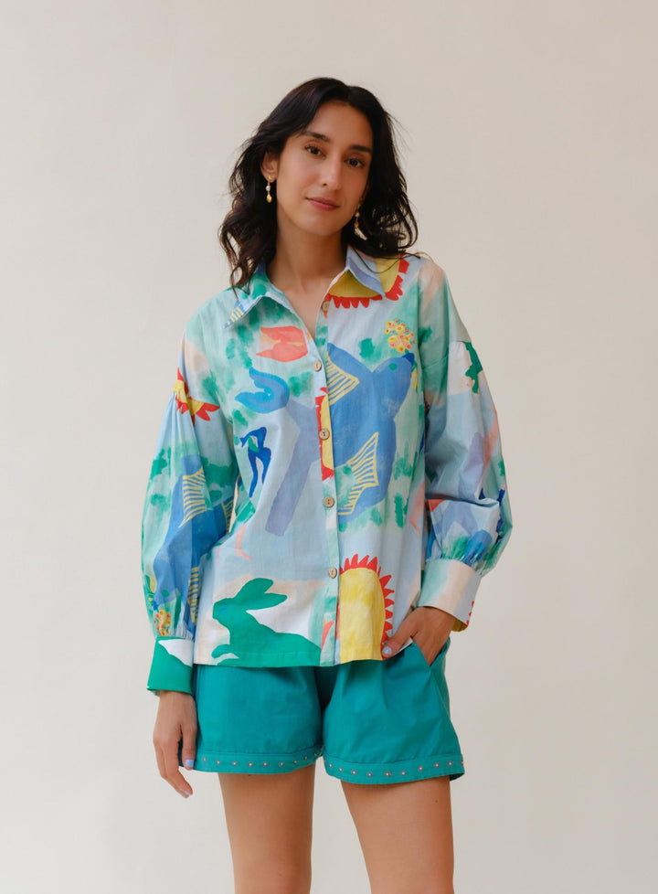 Blue Skies lounge Shirt