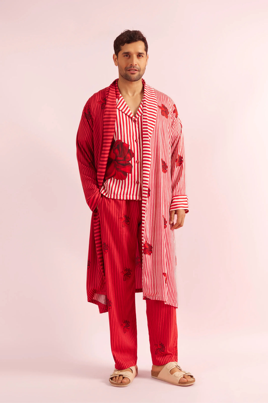 Mad Love Men's Robe & PJ set