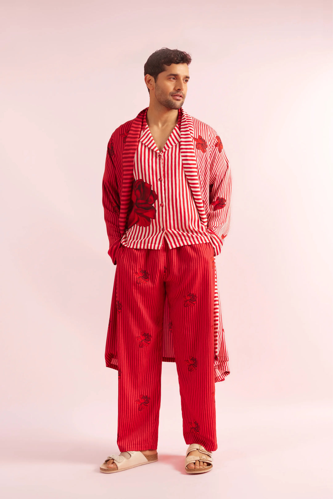 Mad Love Men's Robe & PJ set