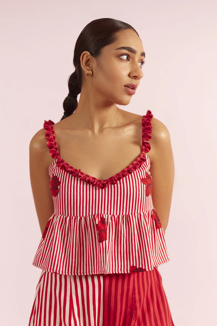 Mad Love Striped Camisole