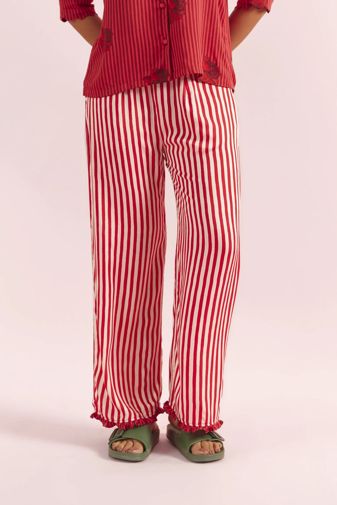 Mad Love Striped PJ pants
