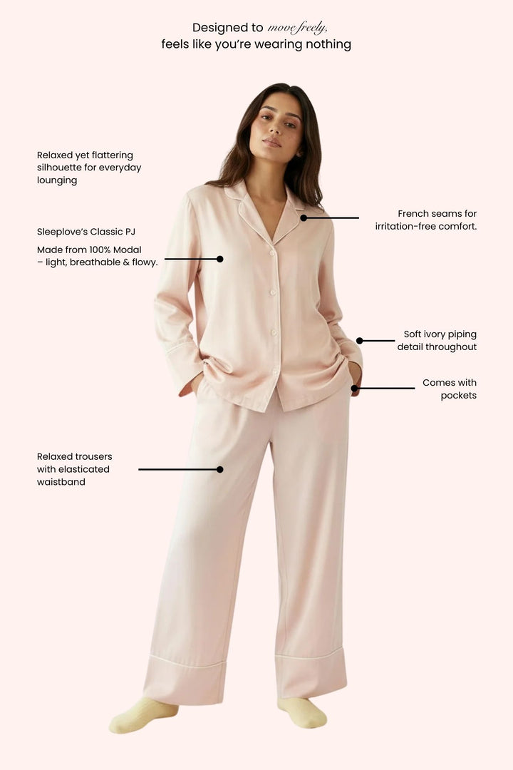 Blush Pink Modal PJ Set