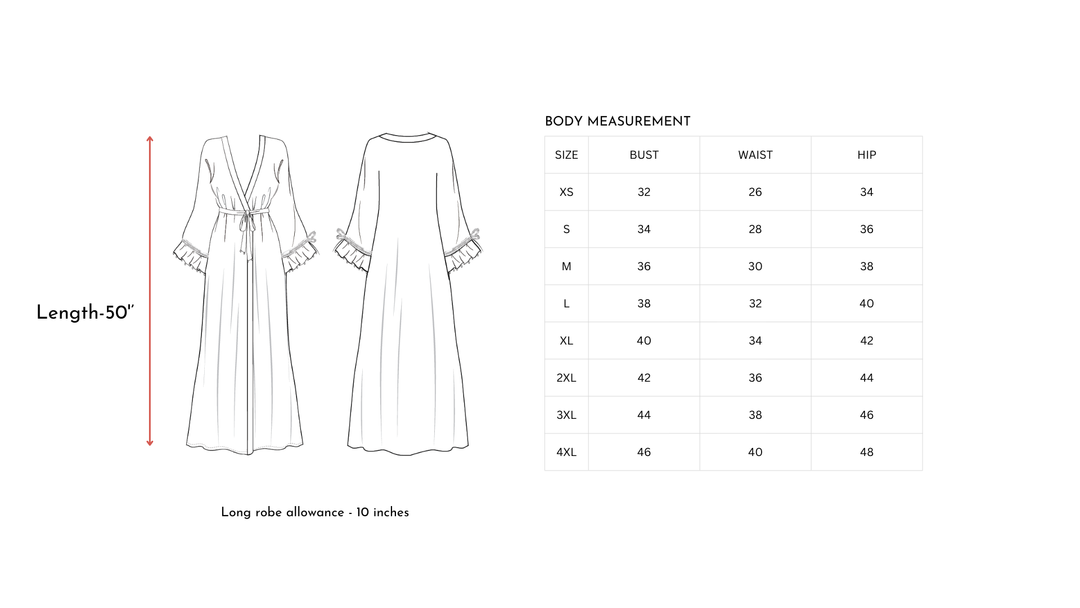 Rose Sorbet Long Robe