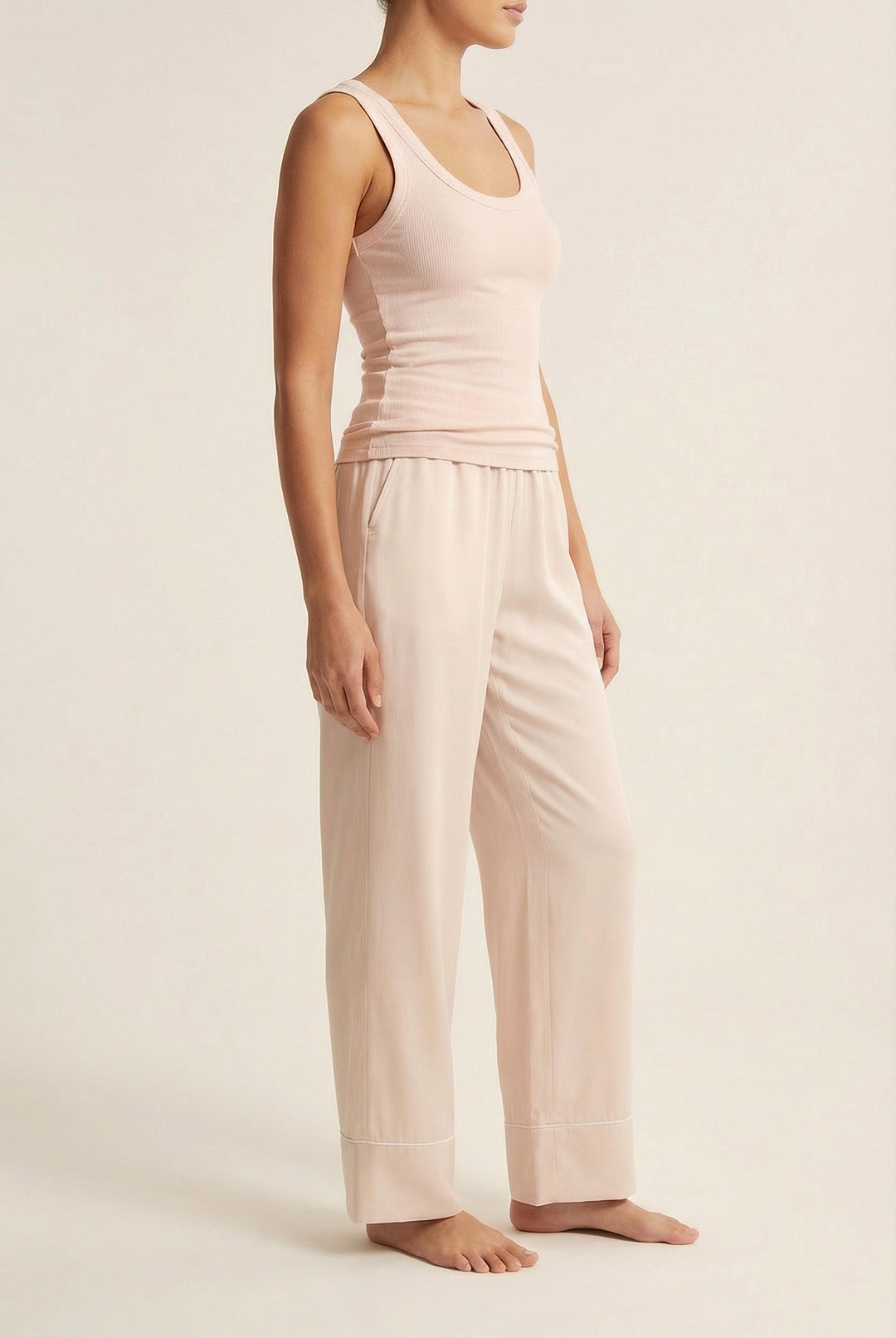 Blush Pink Modal Lounge Pants