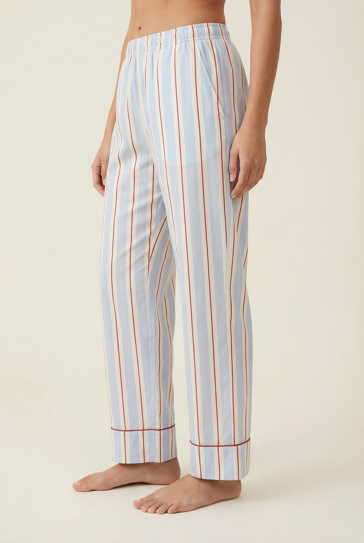 Holiday Blue Stripes PJ Pants