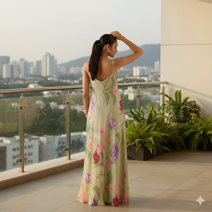 Jade Floral Dream Lounge Cami Dress