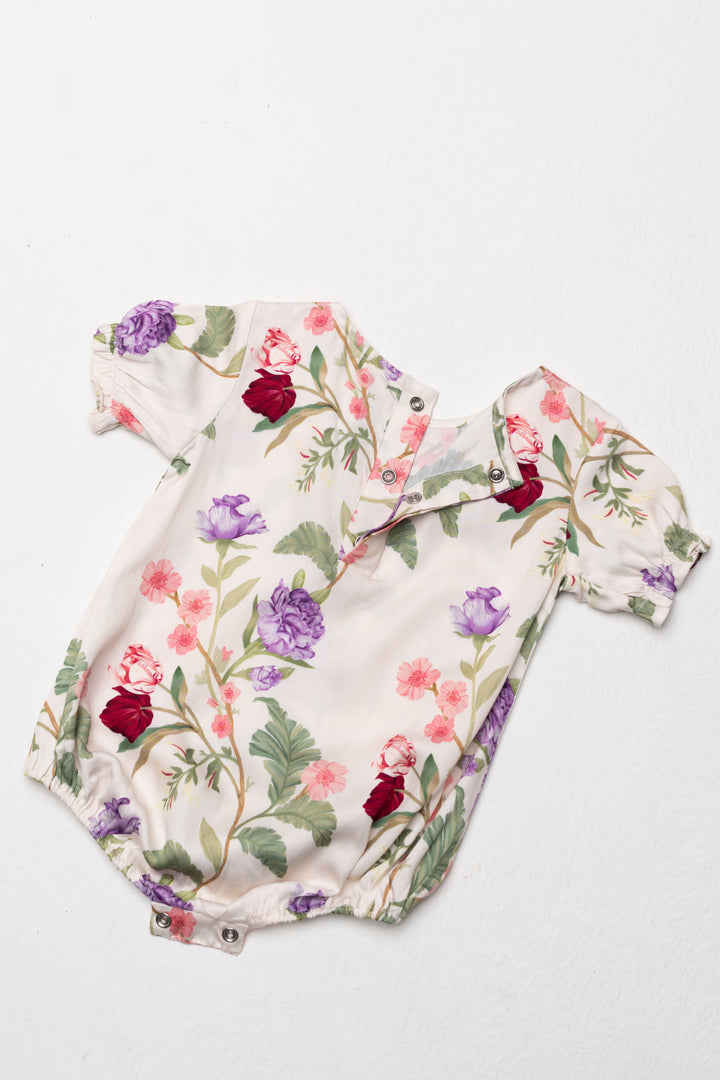 Floral Dream Baby Onesie for Girls