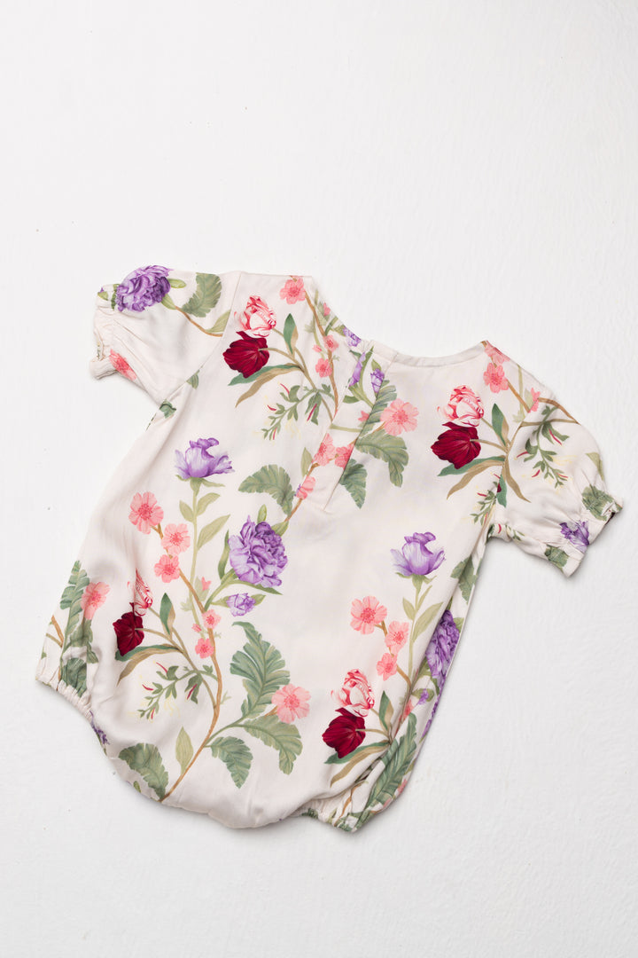 Floral Dream Baby Onesie for Girls