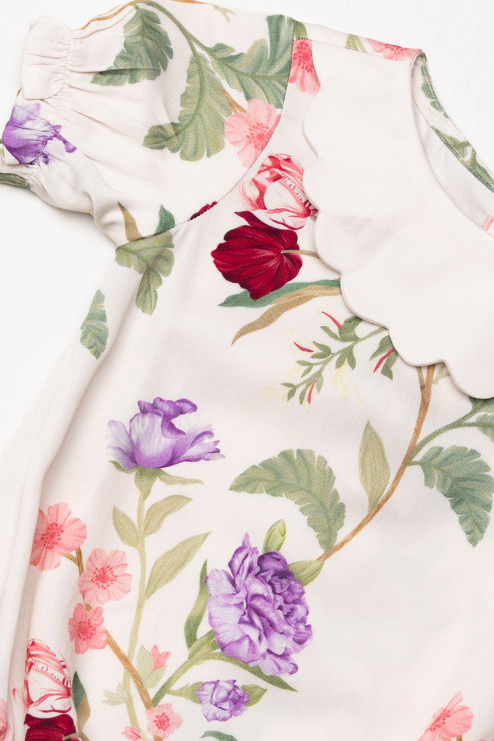 Floral Dream Baby Onesie for Girls