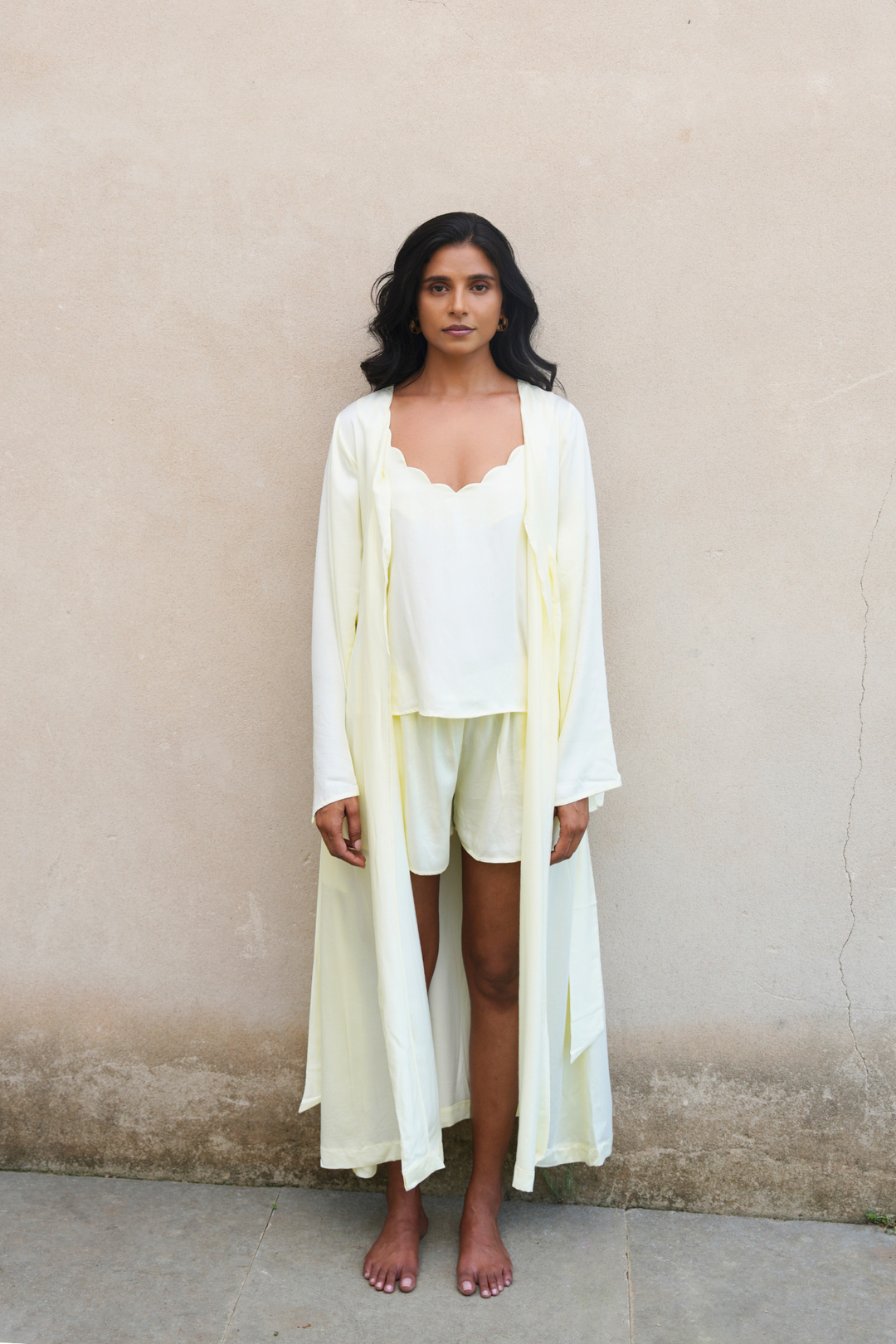 Ivory Yellow Robe