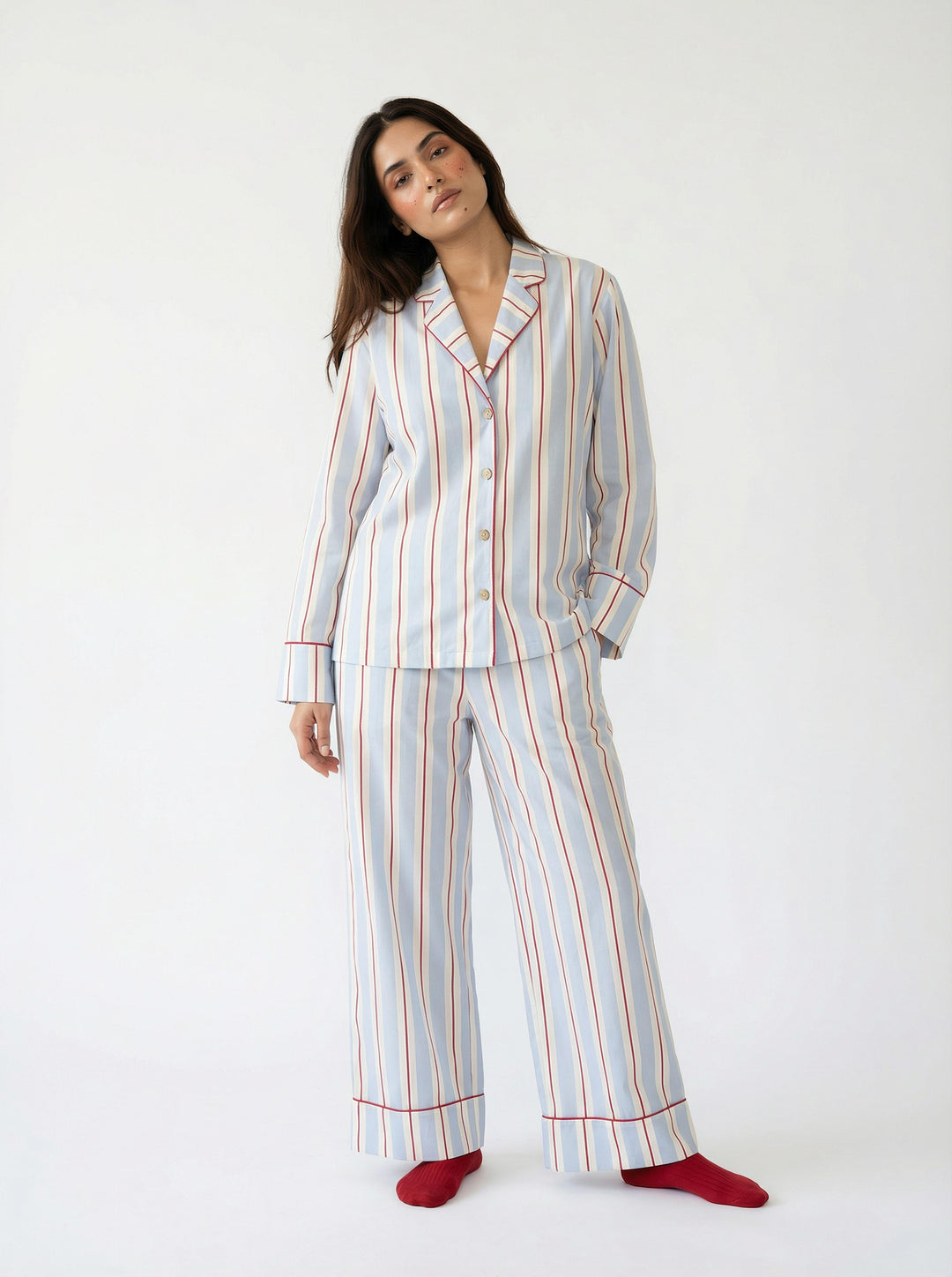 Holiday Stripes Pajama Set