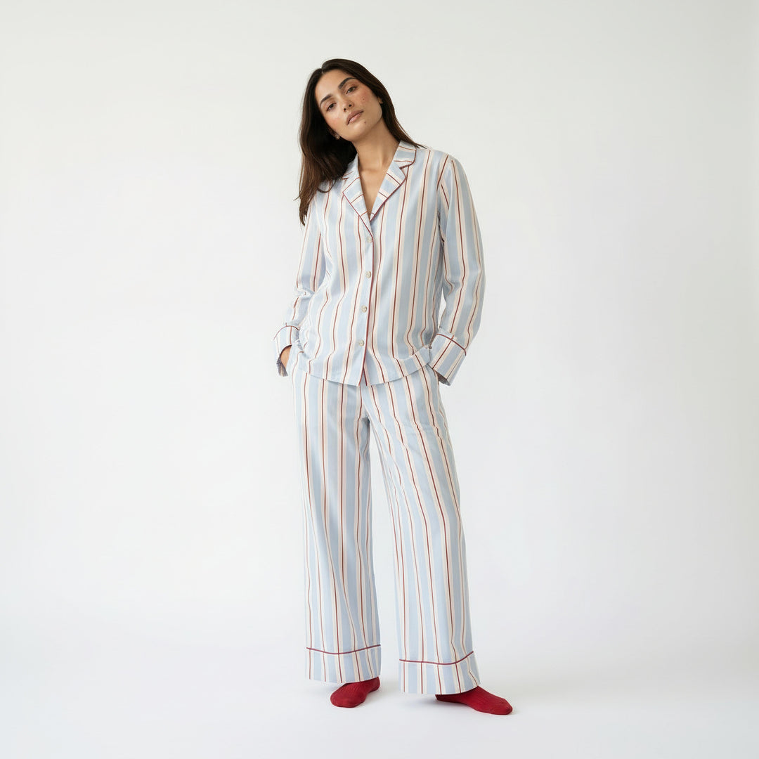 Holiday Stripes Pajama Set