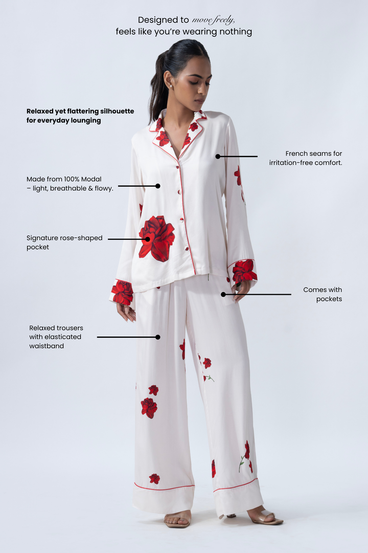 Lovers & Roses PJ Set