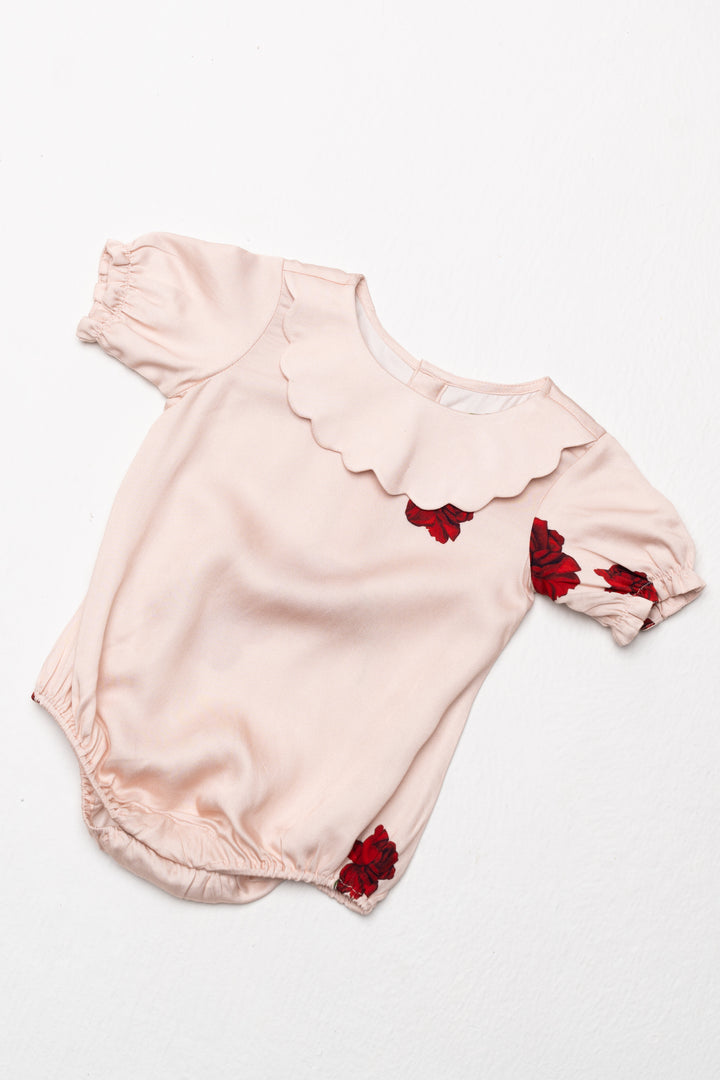 Rose Sorbet Baby Onesie for Girls