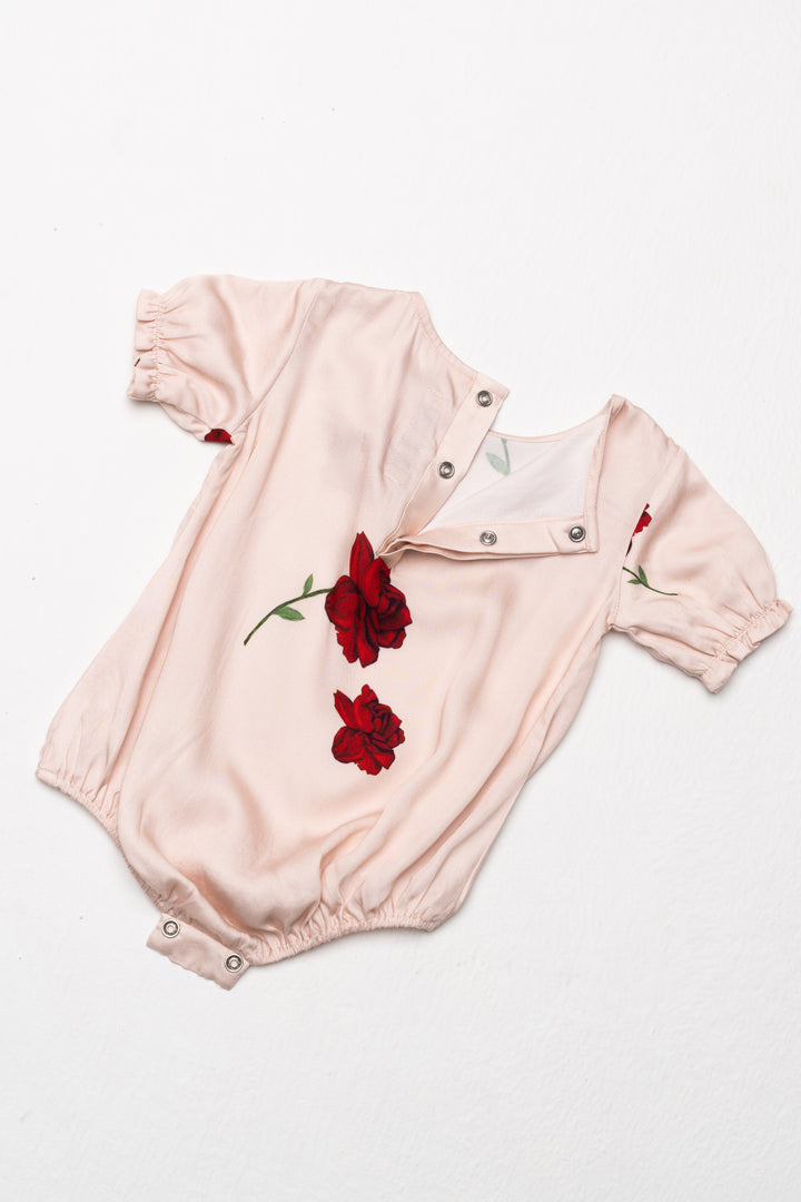 Rose Sorbet Baby Onesie for Girls
