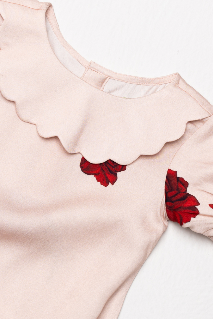 Rose Sorbet Baby Onesie for Girls