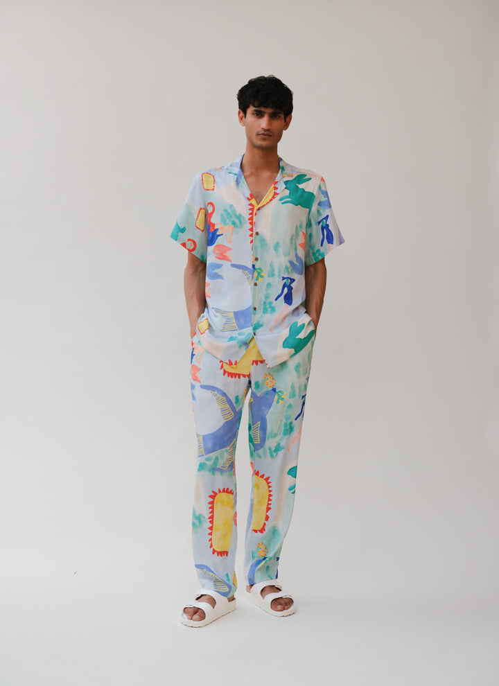 Blue skies mens PJ set