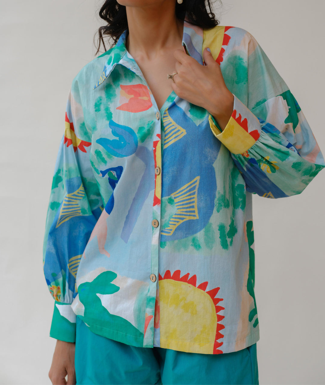 Blue Skies Shorts Set
