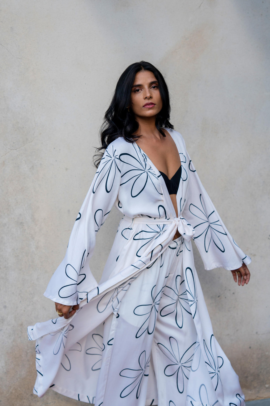 Bloom Printed Robe