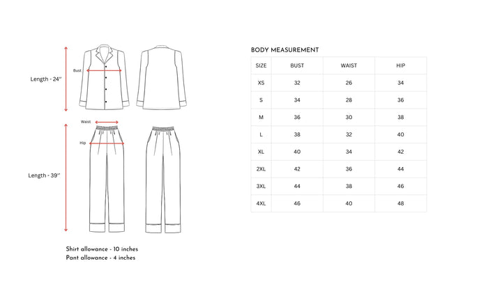 Celeste Blue Solid Pajama Set