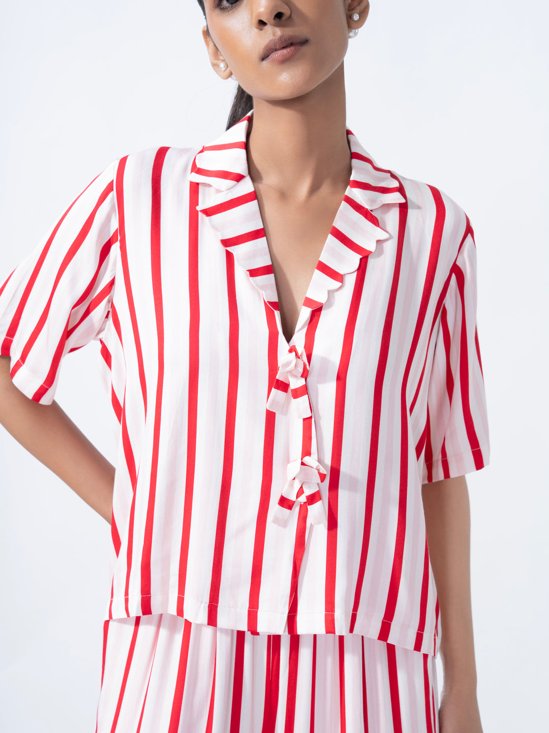 Stripes & Bows PJ Set
