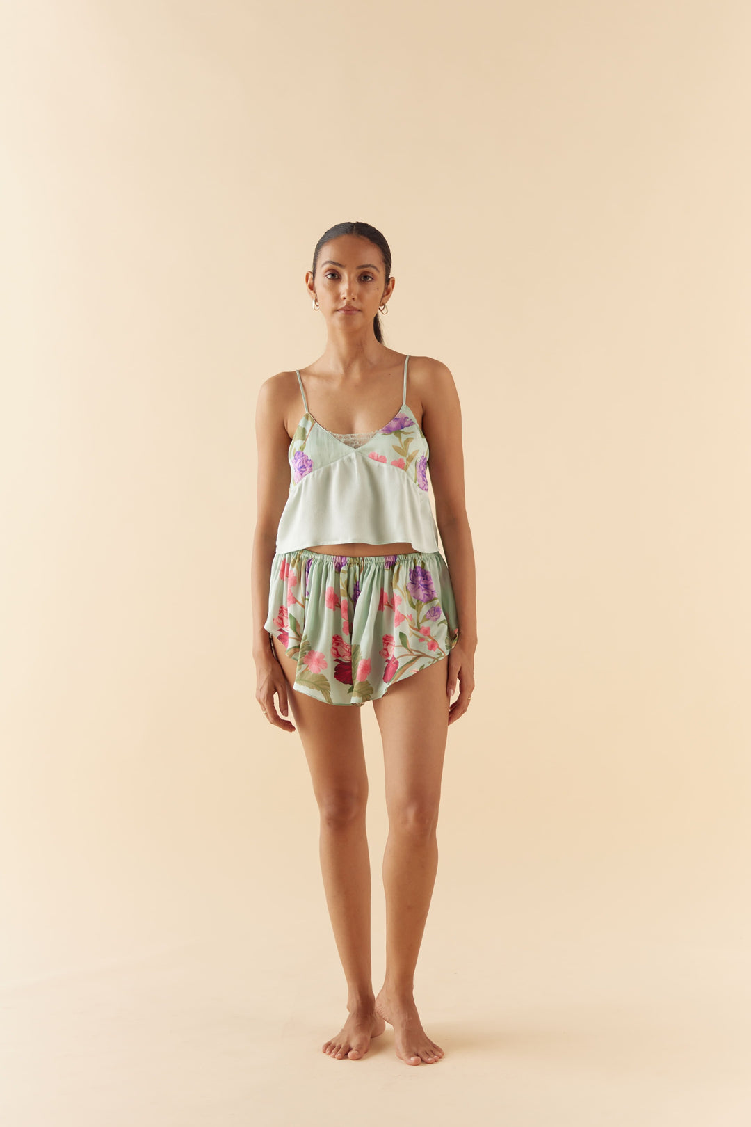 Celeste Floral Dream Cropped Camisole