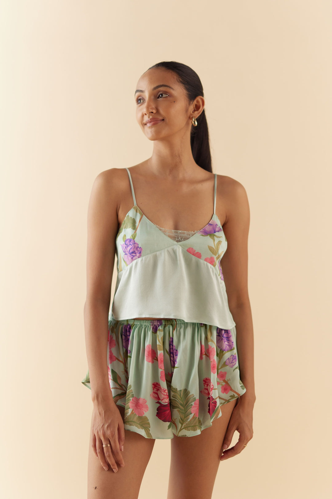 Celeste Floral Dream Cropped Camisole