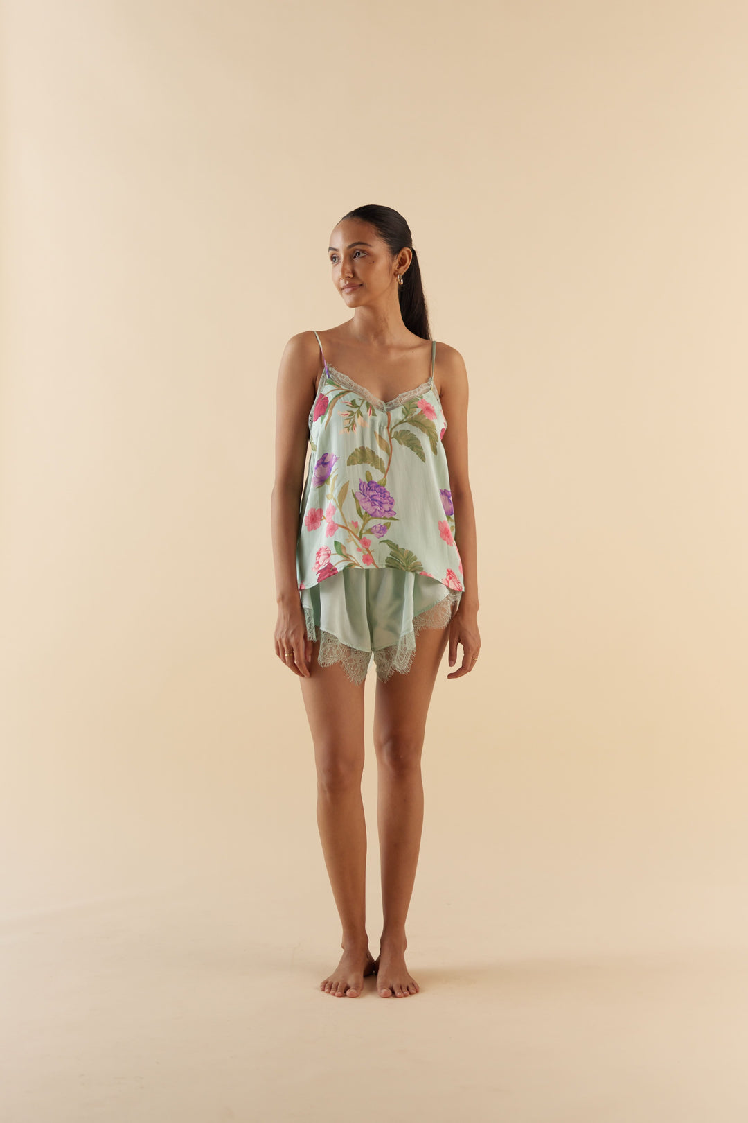 Celeste Floral Dream Lace Shorts