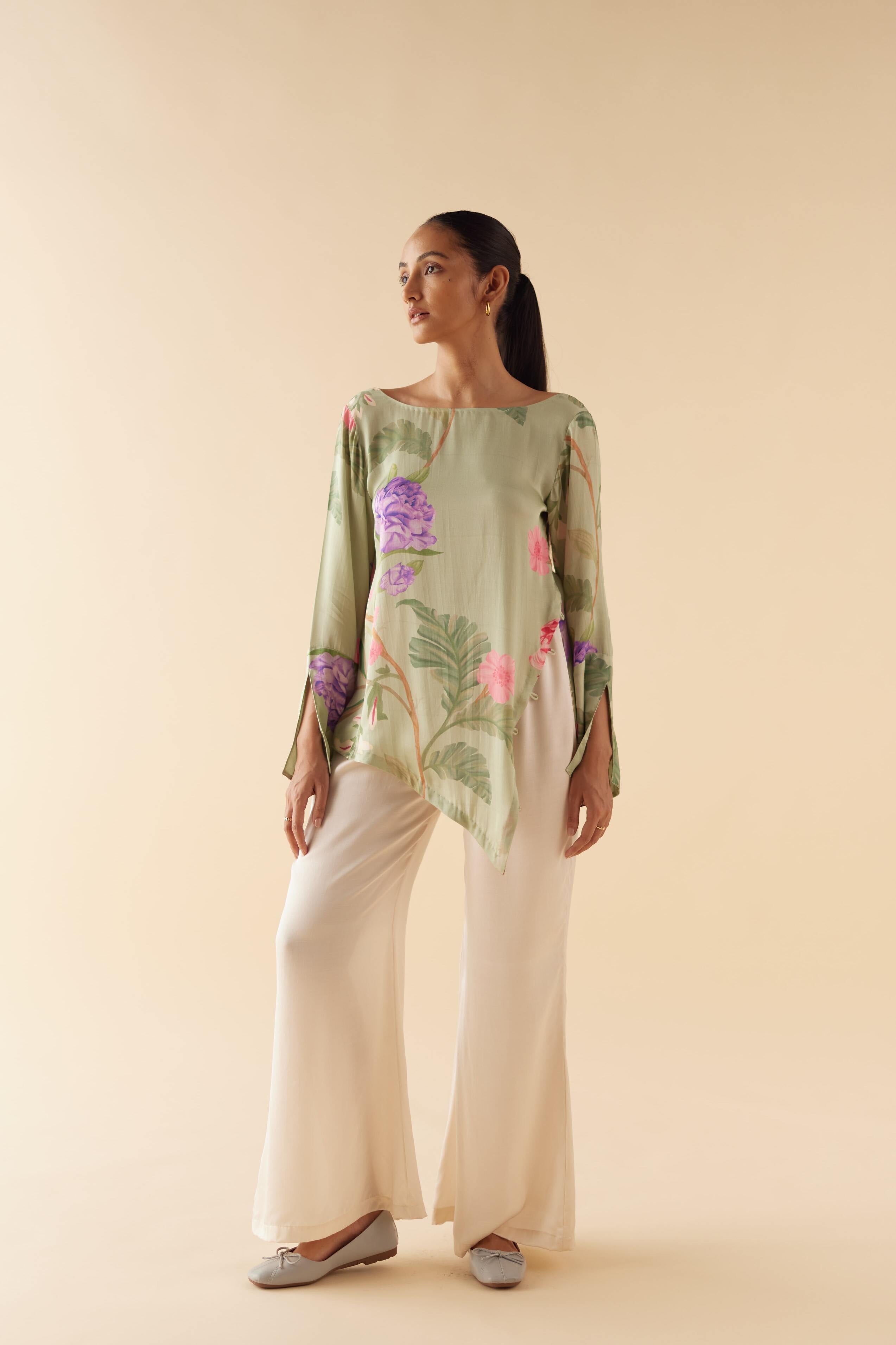 Ivory Flared Lounge Pants