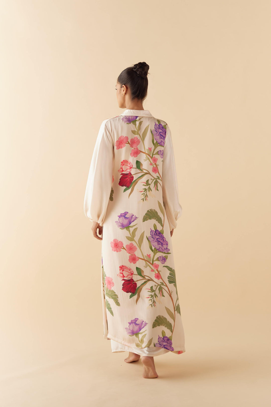 Floral Day Dream Silk Robe