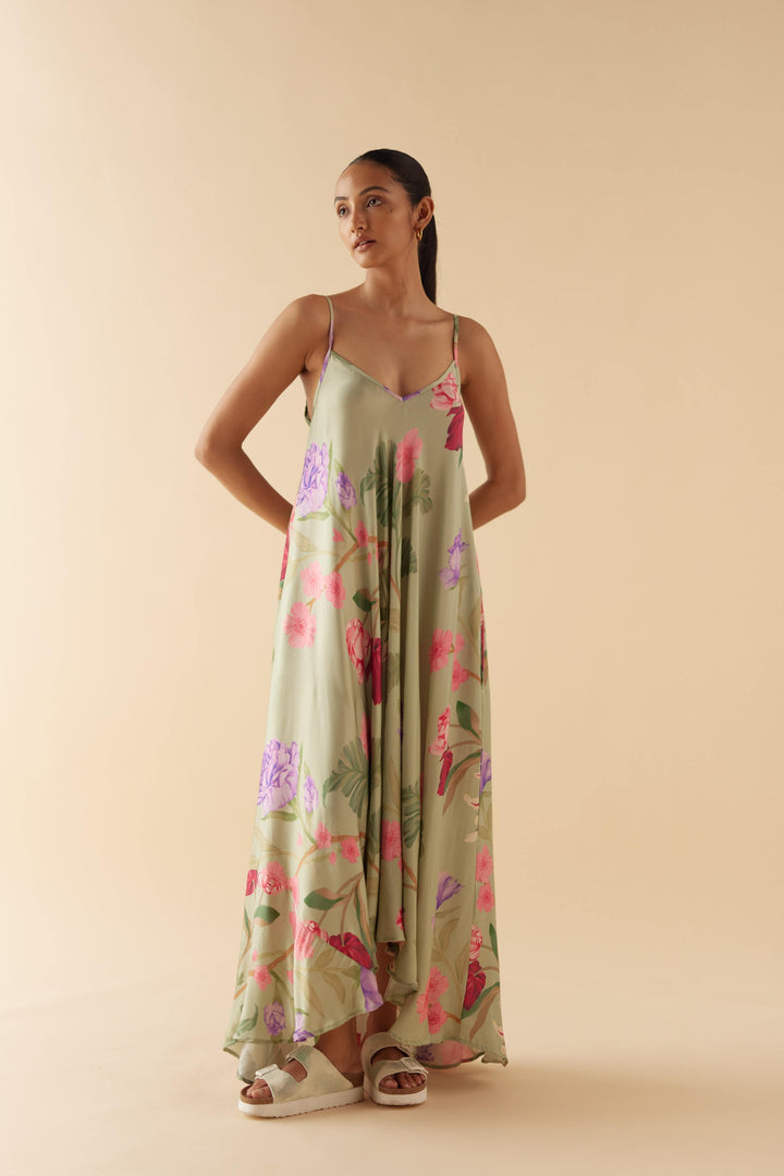 Jade Floral Dream Lounge Cami Dress