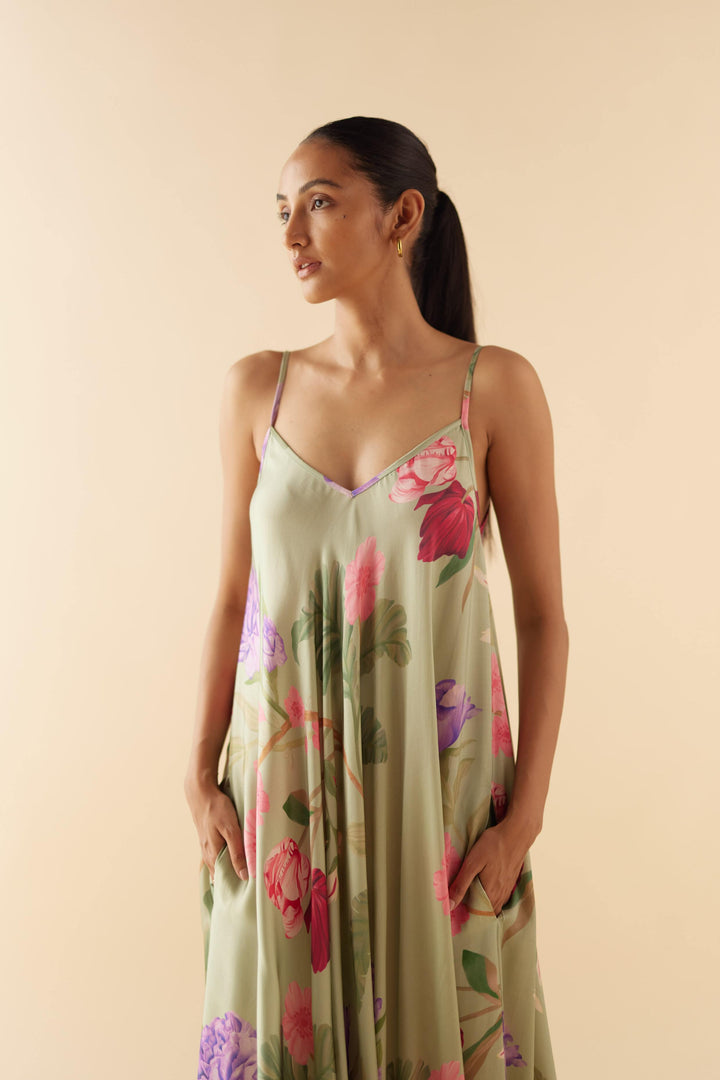 Jade Floral Dream Lounge Cami Dress