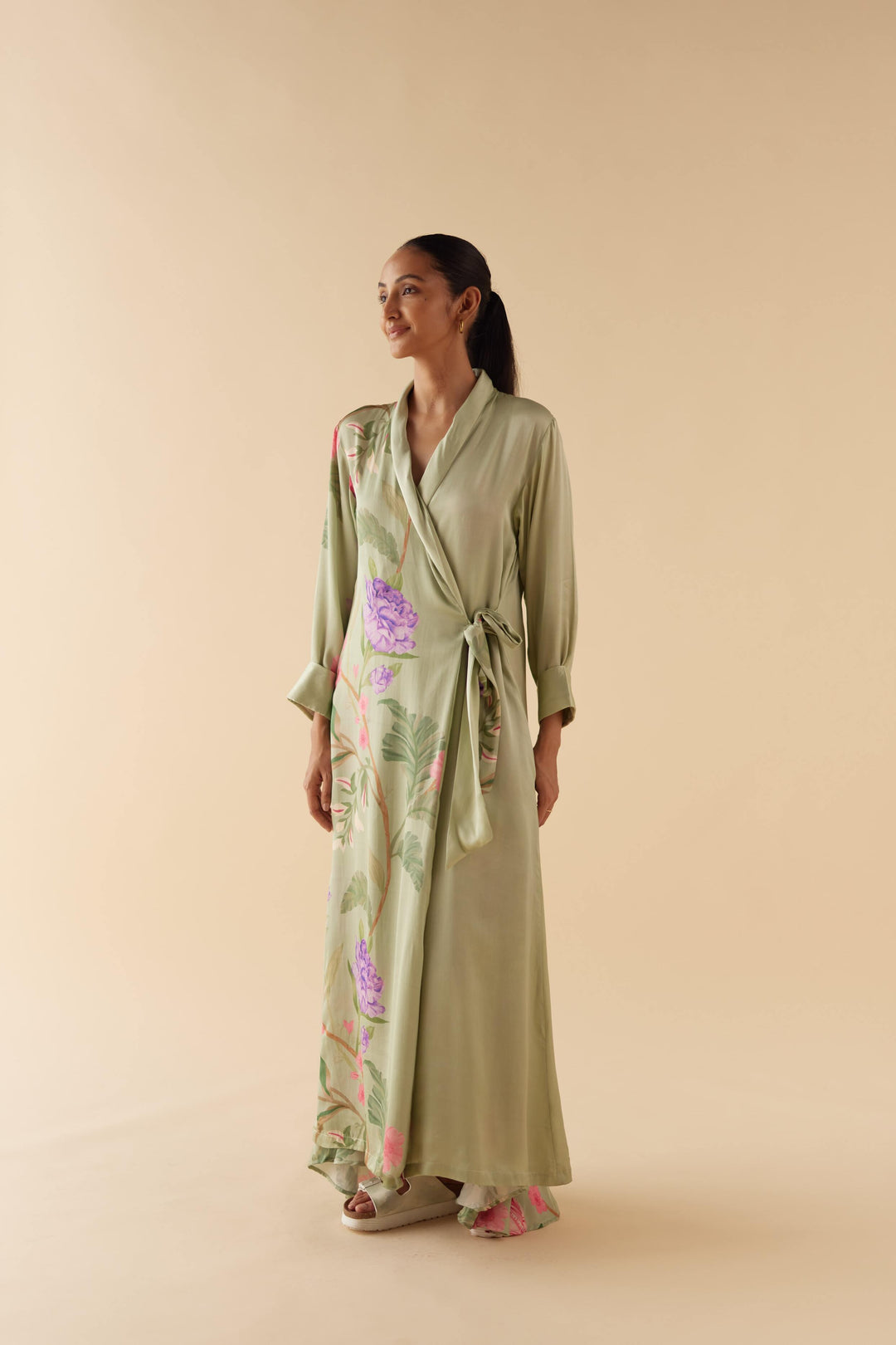 Jade Floral Dream Lounge Robe