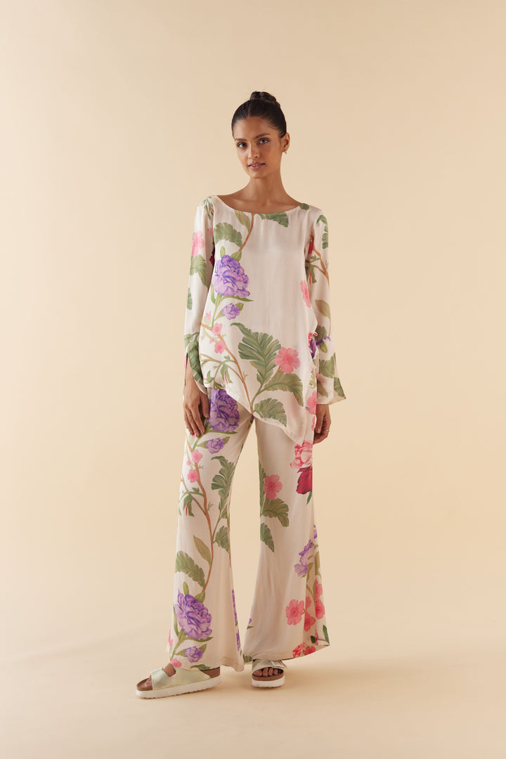 Floral Dream Flared Lounge Pants