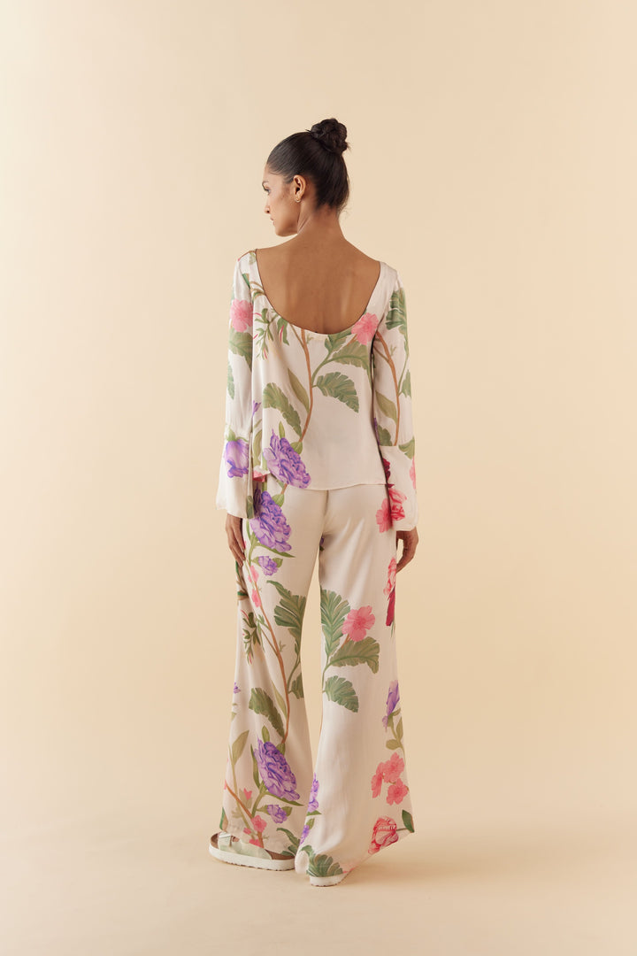 Floral Dream Flared Lounge Pants