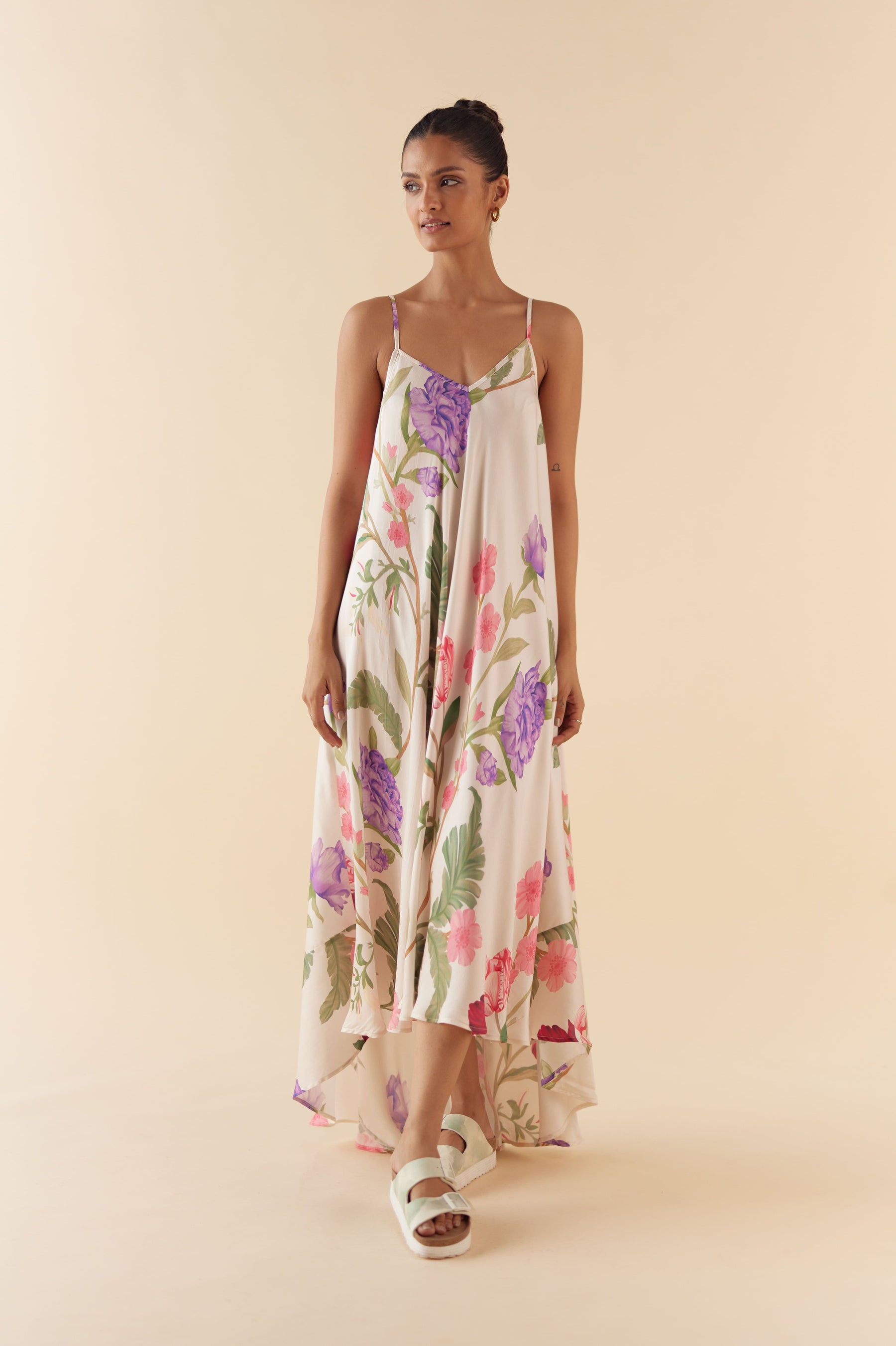 Floral Dream Lounge Cami Dress - Main Image