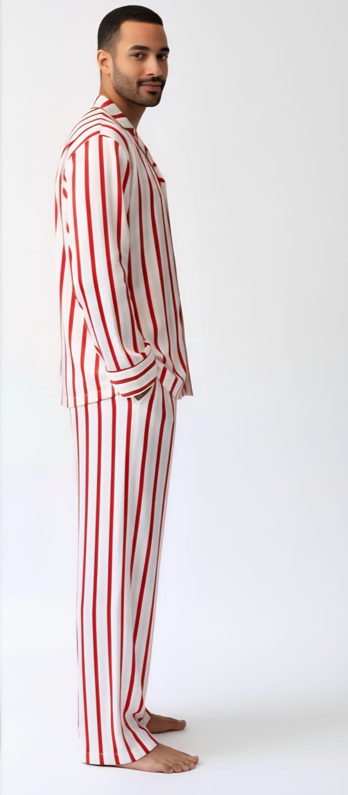 Men’s Striped Modal Pajama Set